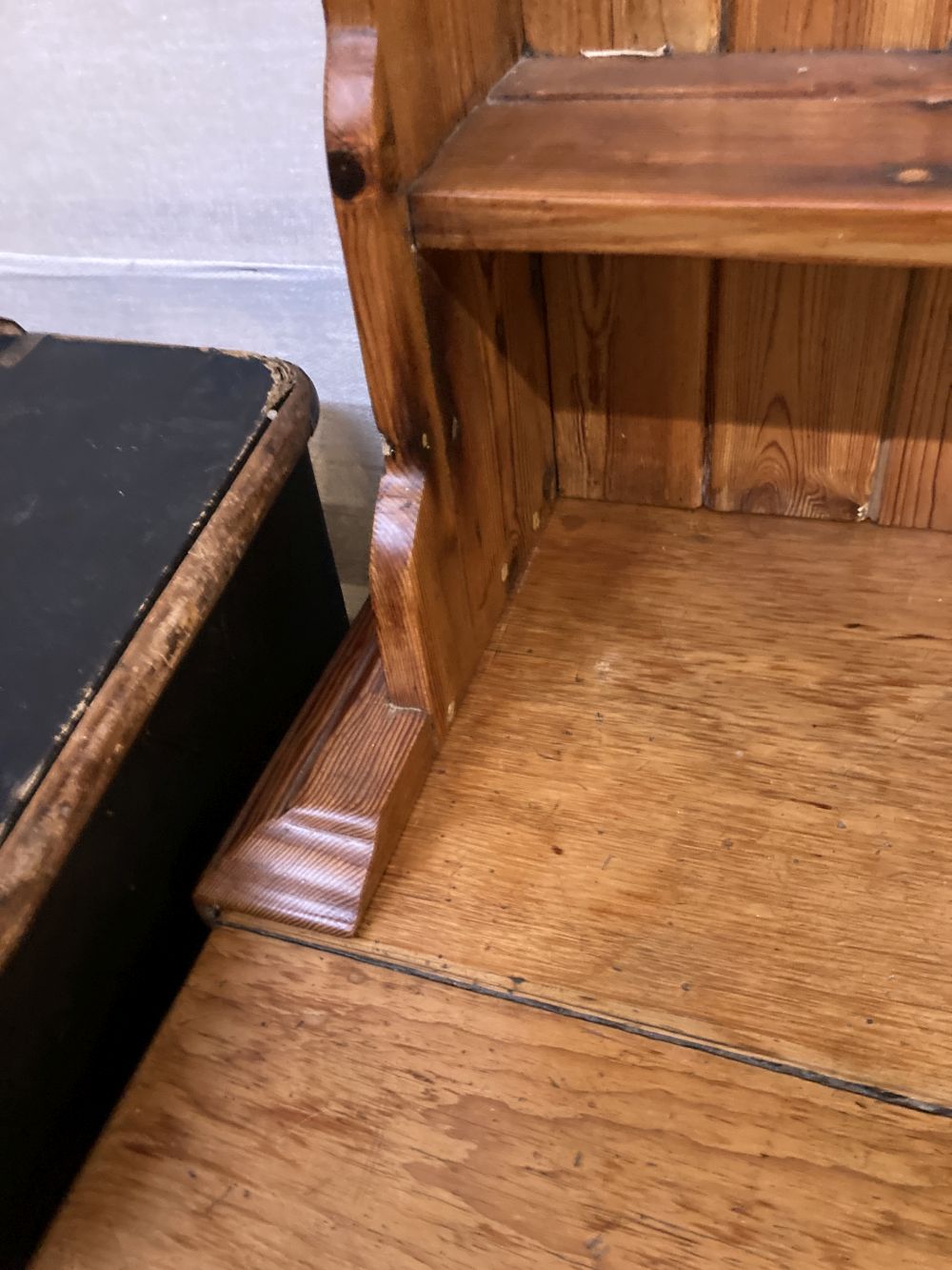 A Victorian pine dresser, width 170cm depth 64cm height 218cm